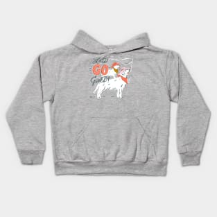 Lets Go Girls Western Dogs Kids Hoodie